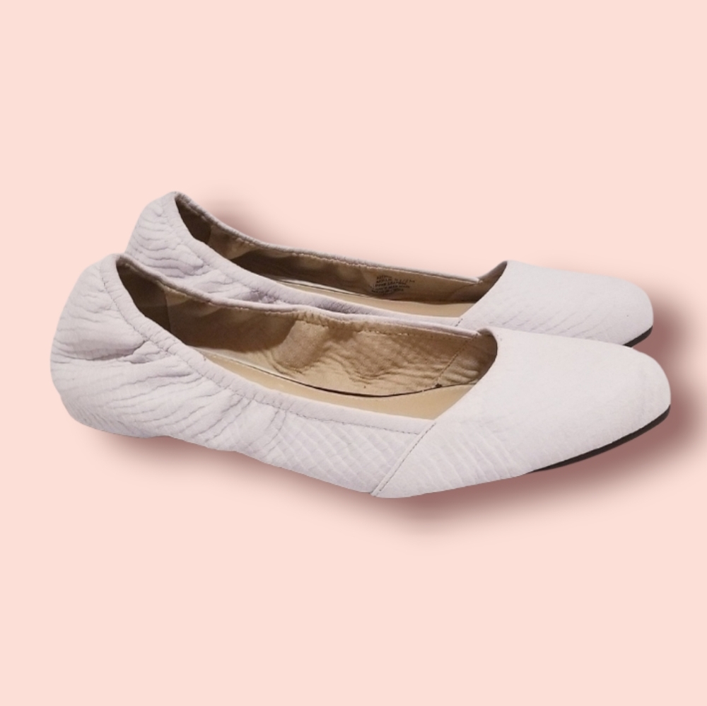 H by Halston Snake Embossed Leather Slip-On Flat